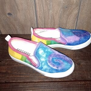 Skechers Women's Tie Dyed Fashion Poppy Hippy-Hipe Slip on Sneaker Sz 8.5